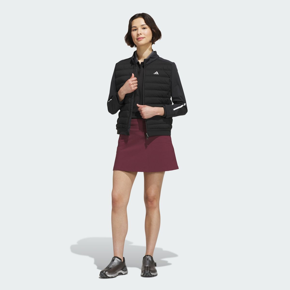 아디다스 골프(ADIDAS GOLF) 프리마로프트 하이브리드 풀 지퍼 재킷 KZ2098