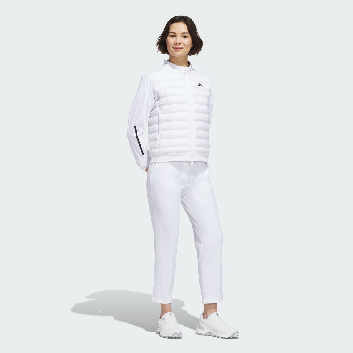 아디다스 골프(ADIDAS GOLF) 프리마로프트 하이브리드 풀 지퍼 재킷 KZ2097