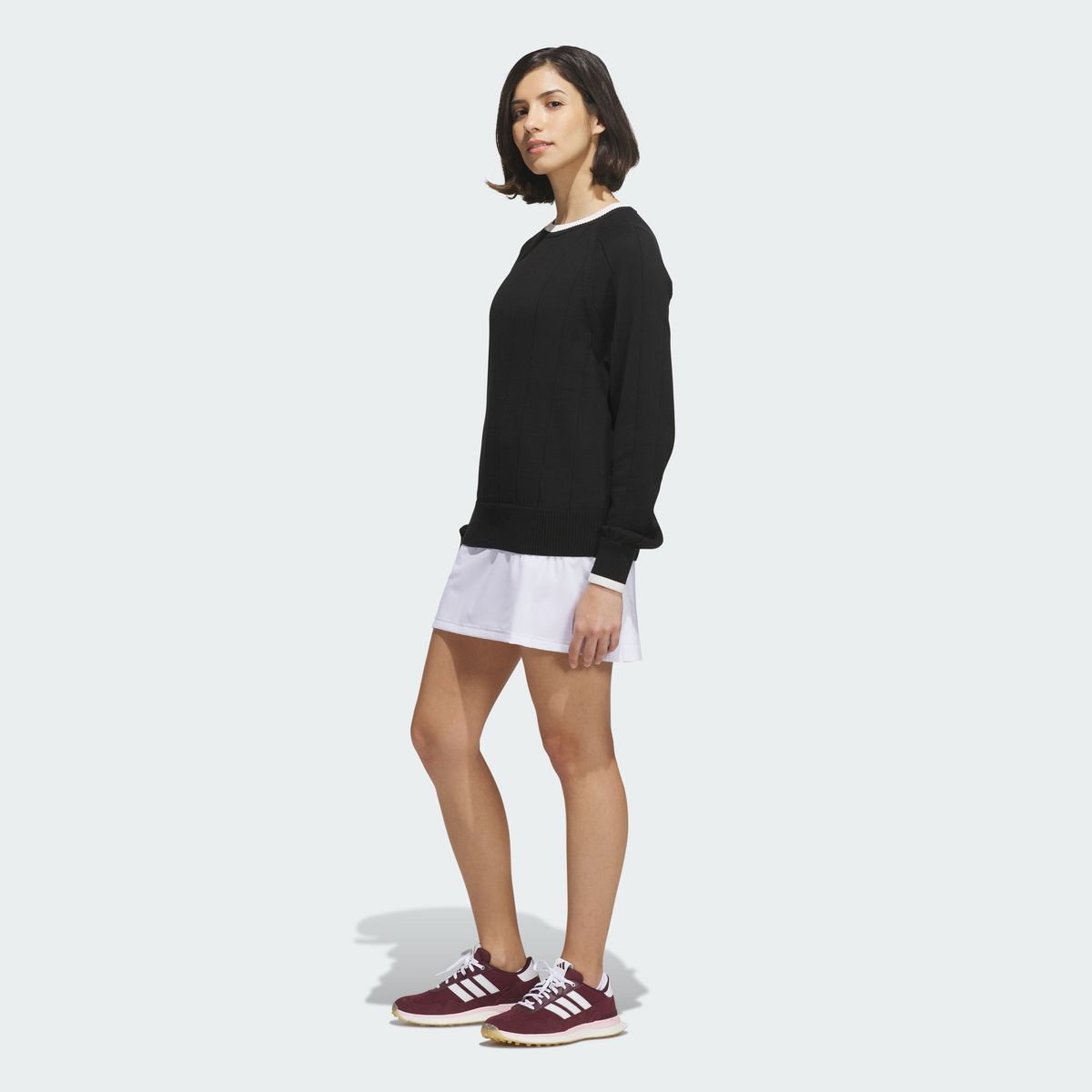 아디다스 골프(ADIDAS GOLF) 얼티메이트365+ 니트 크루 스웨터 KG4325