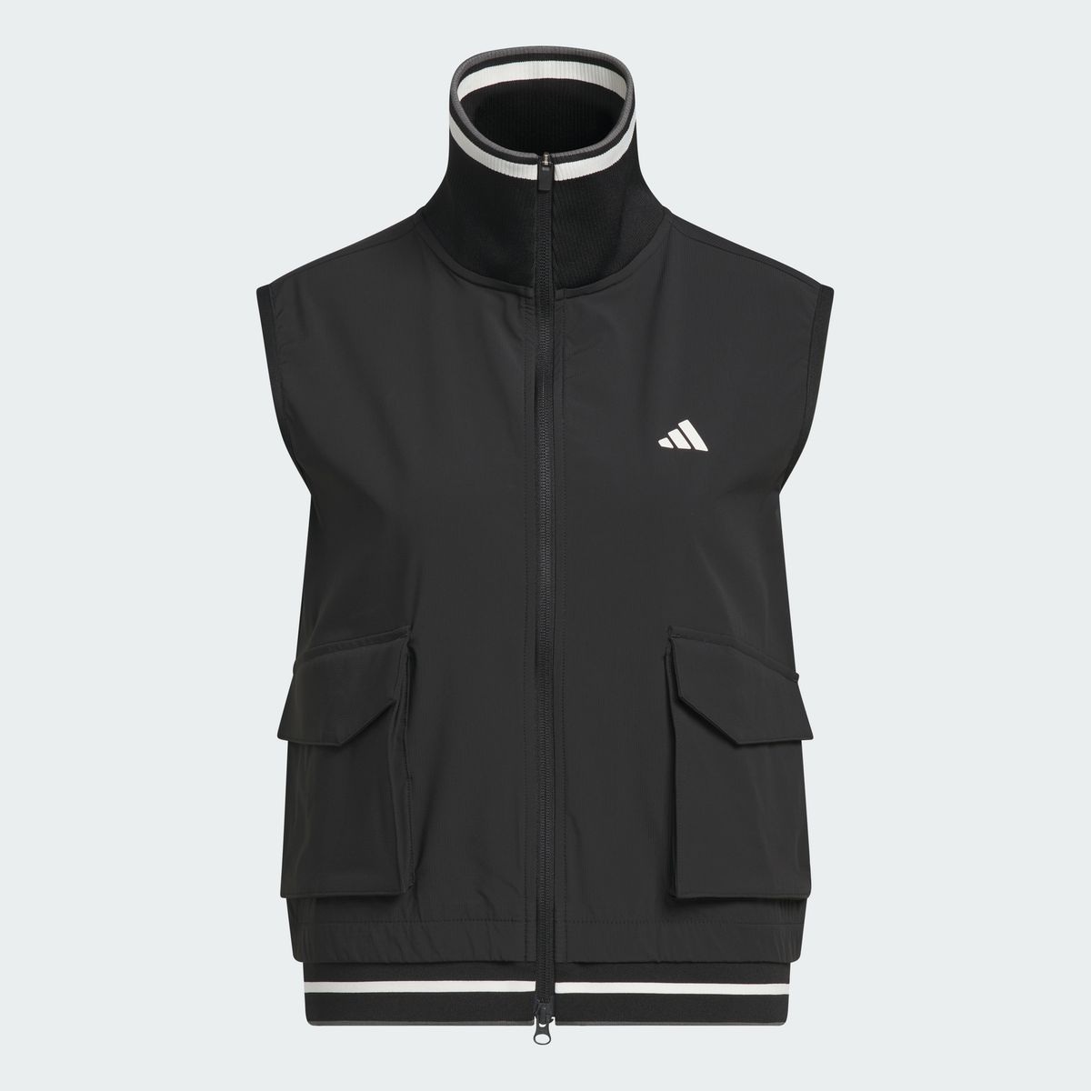 아디다스 골프(ADIDAS GOLF) 발수 카고 포켓 전장 지퍼 베스트 KG0147