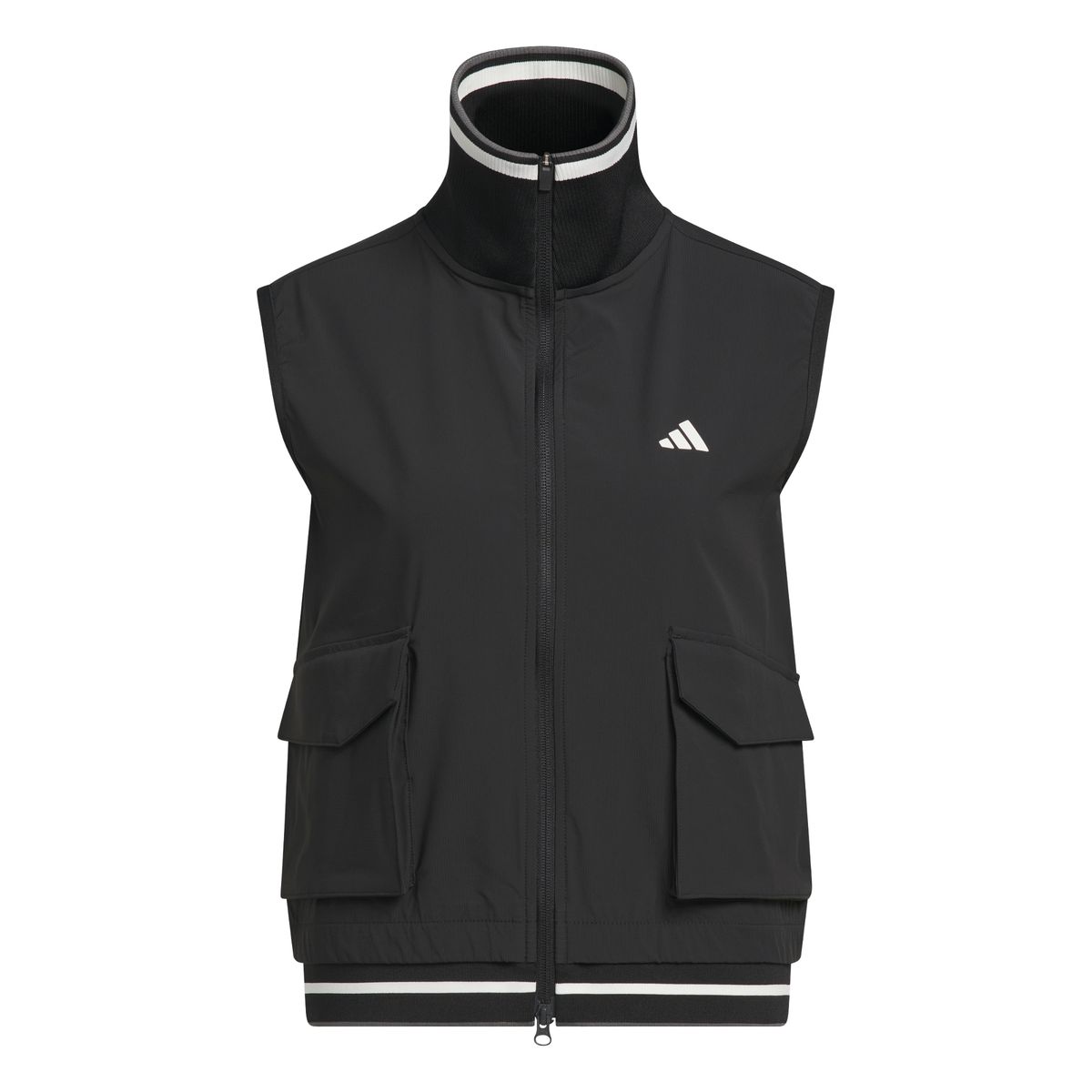 아디다스 골프(ADIDAS GOLF) 발수 카고 포켓 전장 지퍼 베스트 KG0147