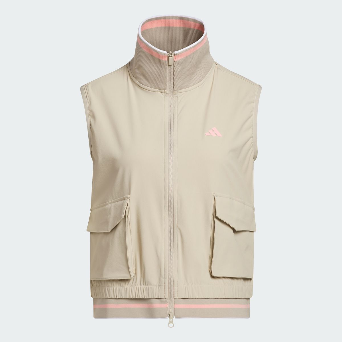 아디다스 골프(ADIDAS GOLF) 발수 카고 포켓 전장 지퍼 베스트 KG2203
