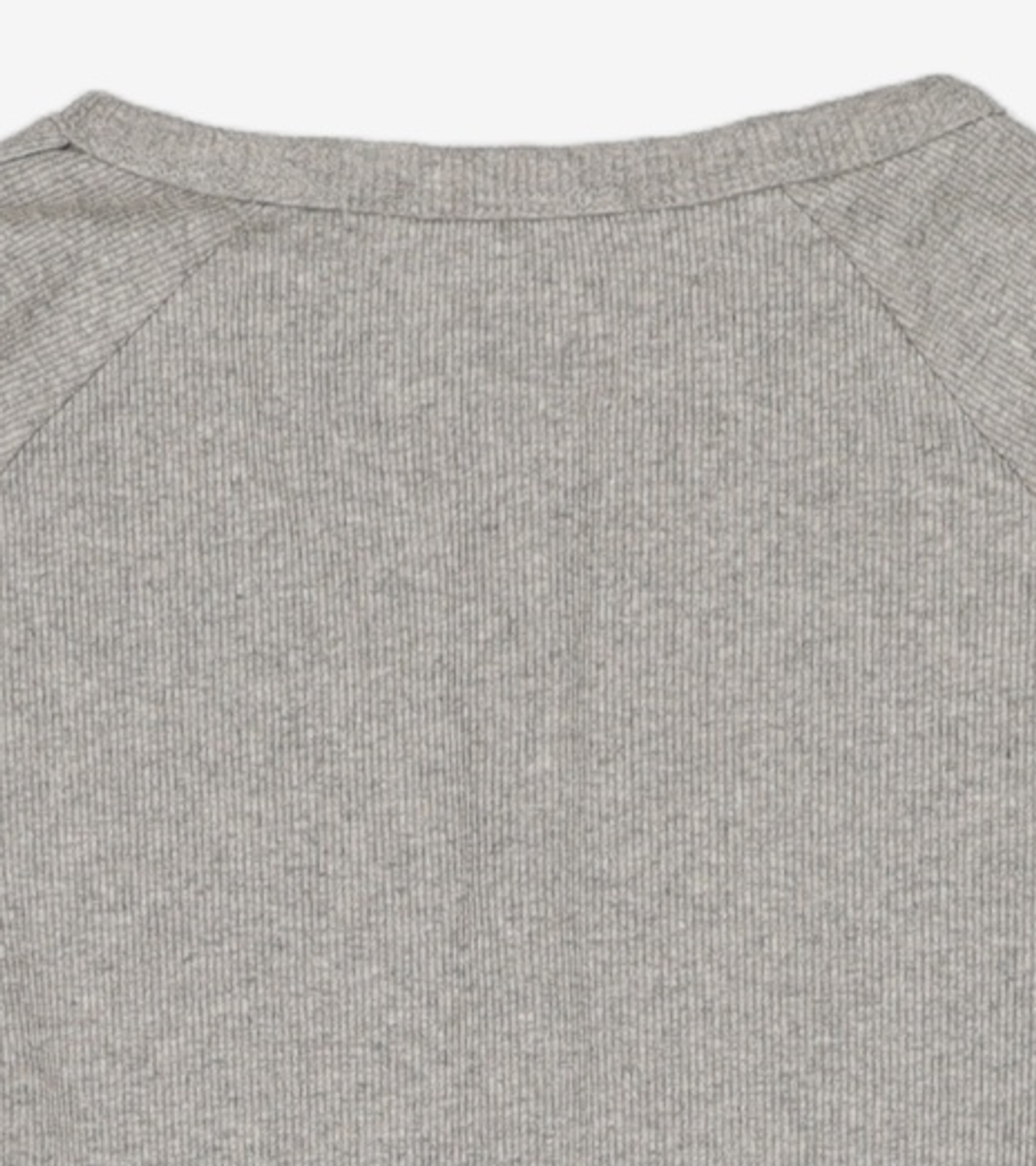 샌드릭(SANDRIC) Snap Ribbed Cardigan_Melange Grey ONE