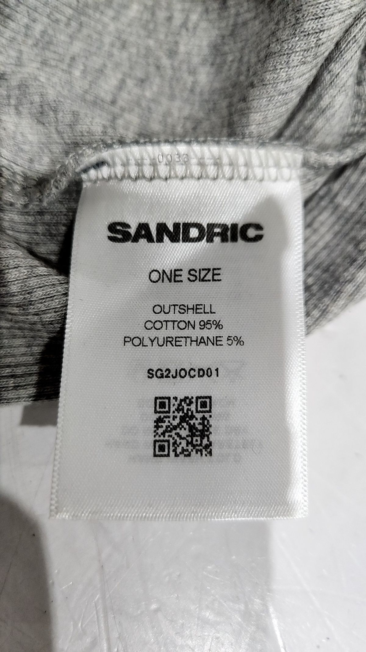 샌드릭(SANDRIC) Snap Ribbed Cardigan_Melange Grey ONE