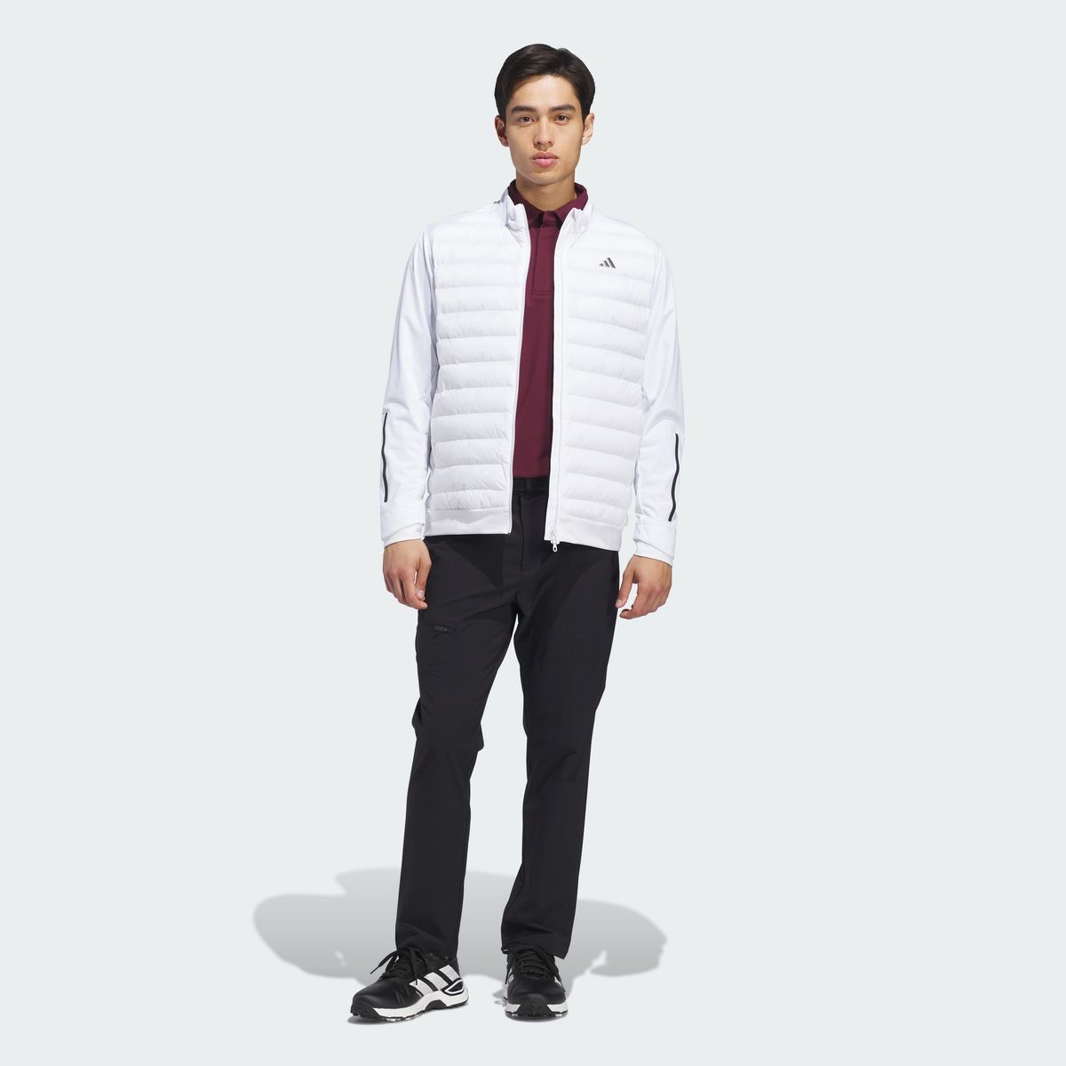 아디다스 골프(ADIDAS GOLF) 프리마로프트 하이브리드 풀 지퍼 재킷 KZ2091