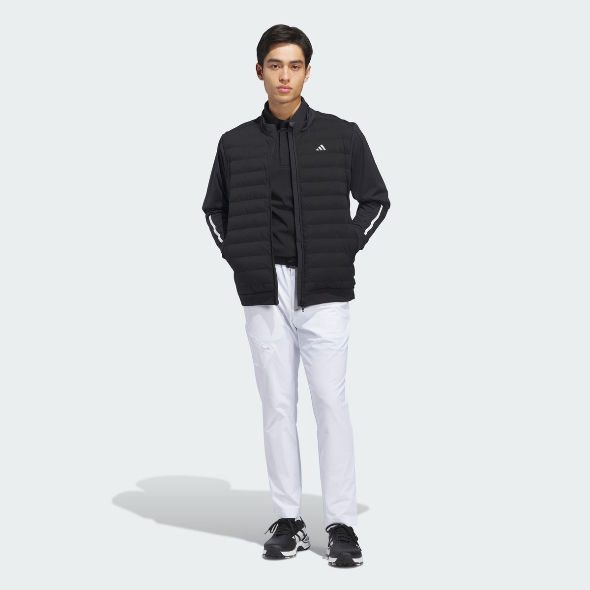 아디다스 골프(ADIDAS GOLF) 프리마로프트 하이브리드 풀 지퍼 재킷 KZ2092