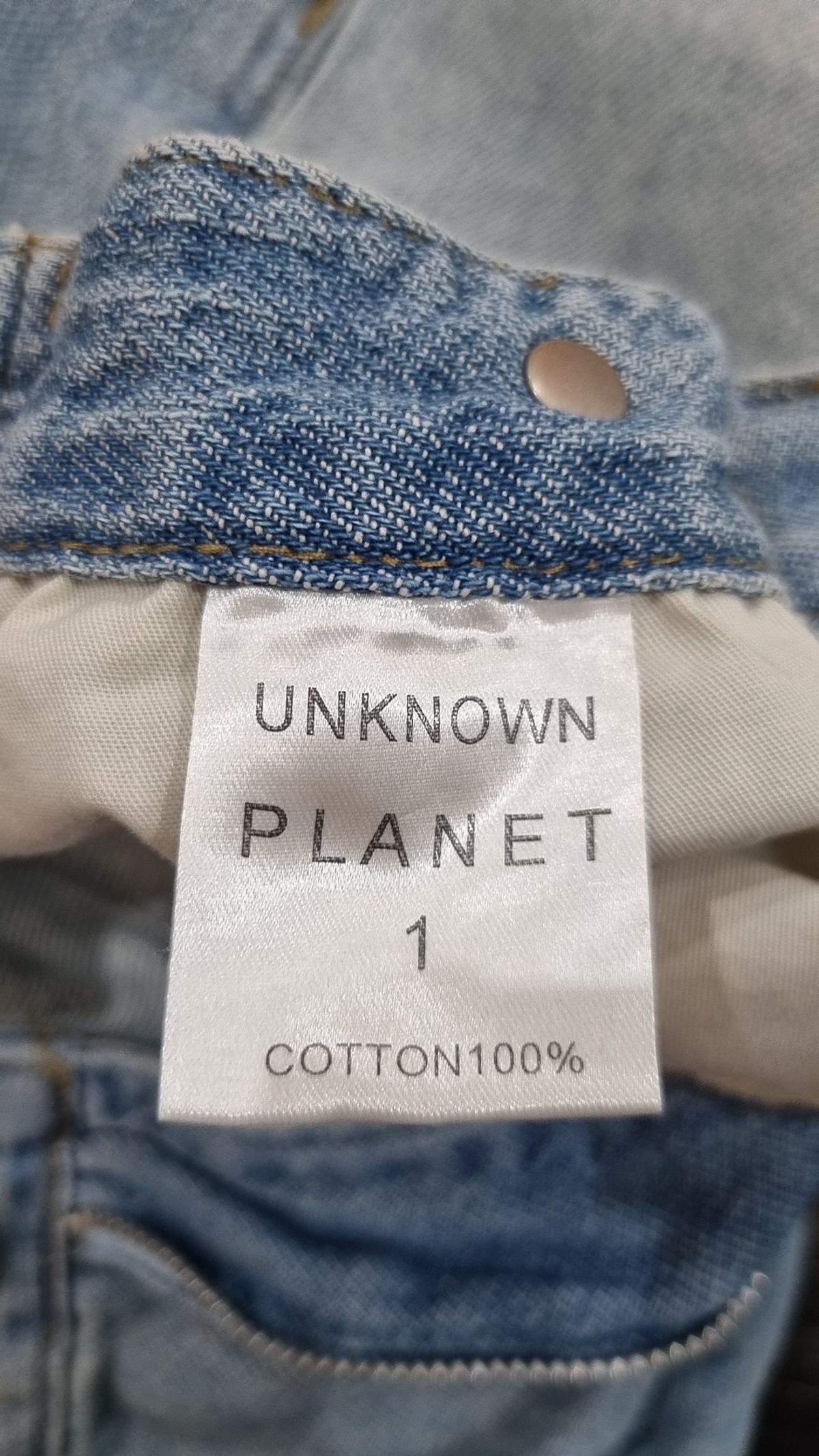 언노운 플라넷(UNKNOWN PLANET) 청/데님 팬츠 1