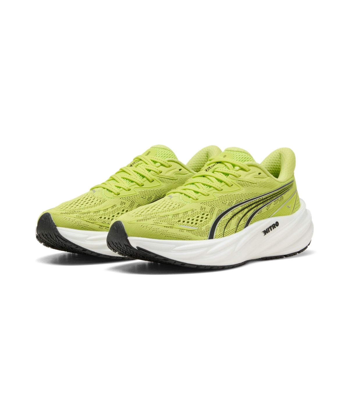 푸마(PUMA) 벨로시티 나이트로 5 우먼스 - 서니 라임:푸마 블랙 / 312945-09