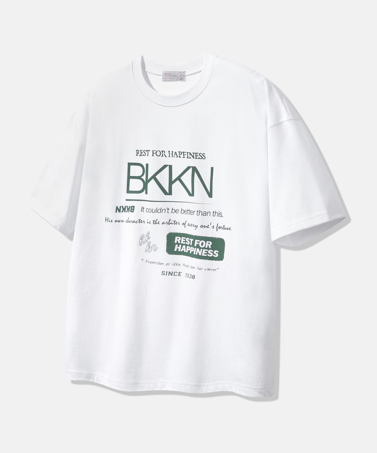 바켄(BAKKEN) [MEN] 시그니처 로고 반팔티셔츠 BK3957 (3COLOR)