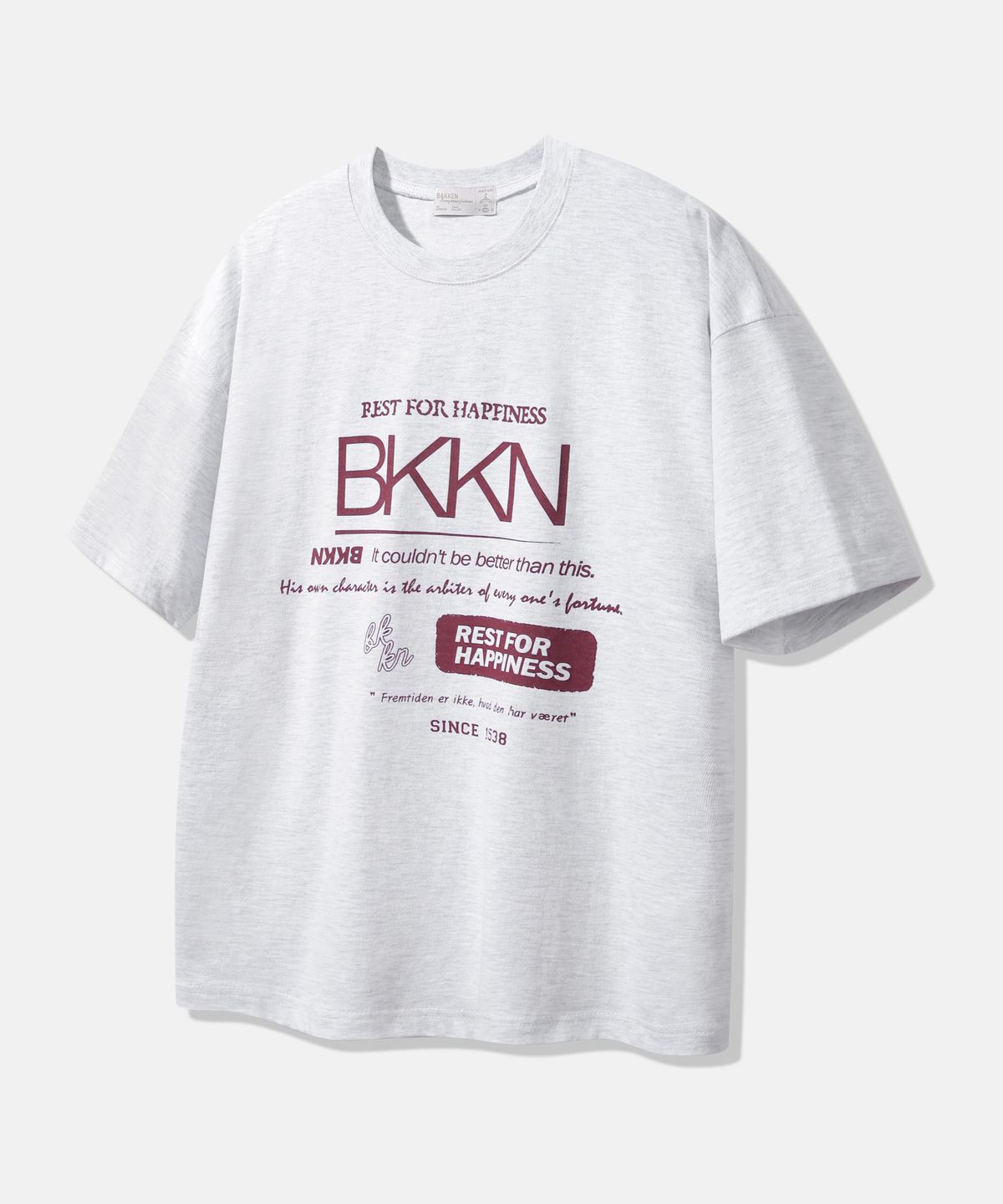 바켄(BAKKEN) [MEN] 시그니처 로고 반팔티셔츠 BK3957 (3COLOR)