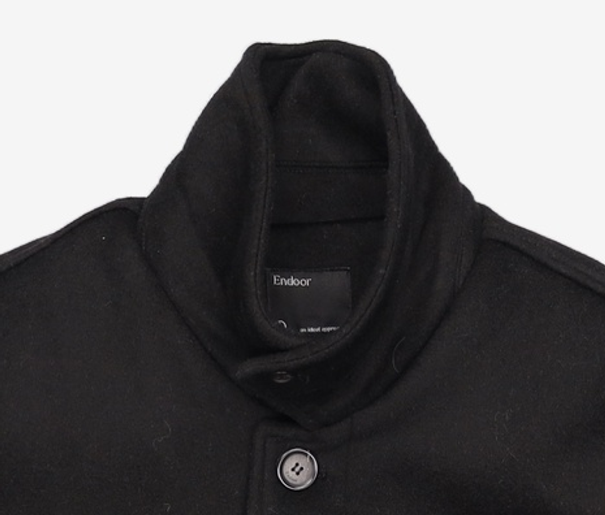 엔도어(ENDOOR) Short mac coat (black) 1