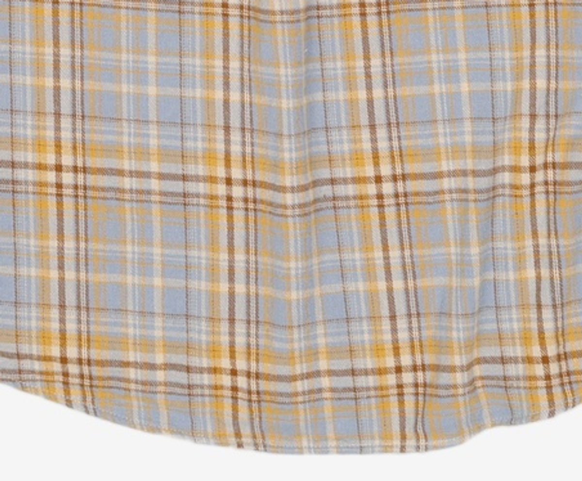 미드선(MIDSUN) Beach Check Shirt-Yellow L