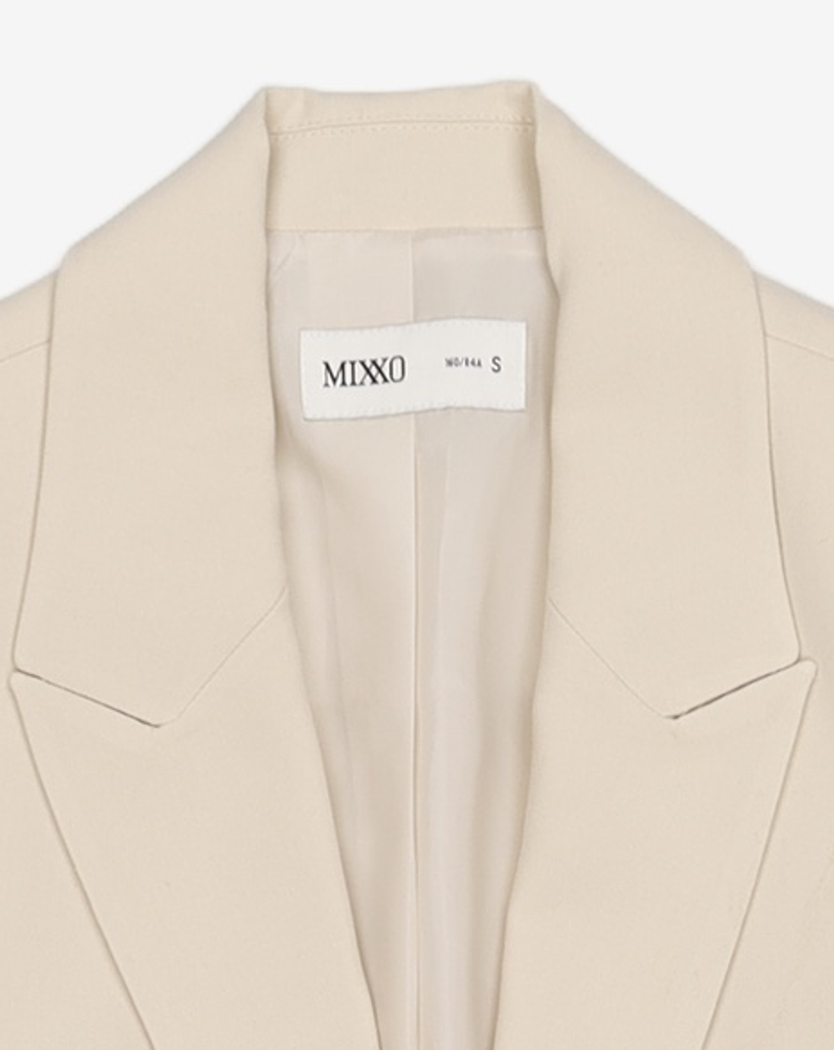 미쏘(MIXXO) 테일러드 일자핏 싱글 자켓 MIWJKB30PB S