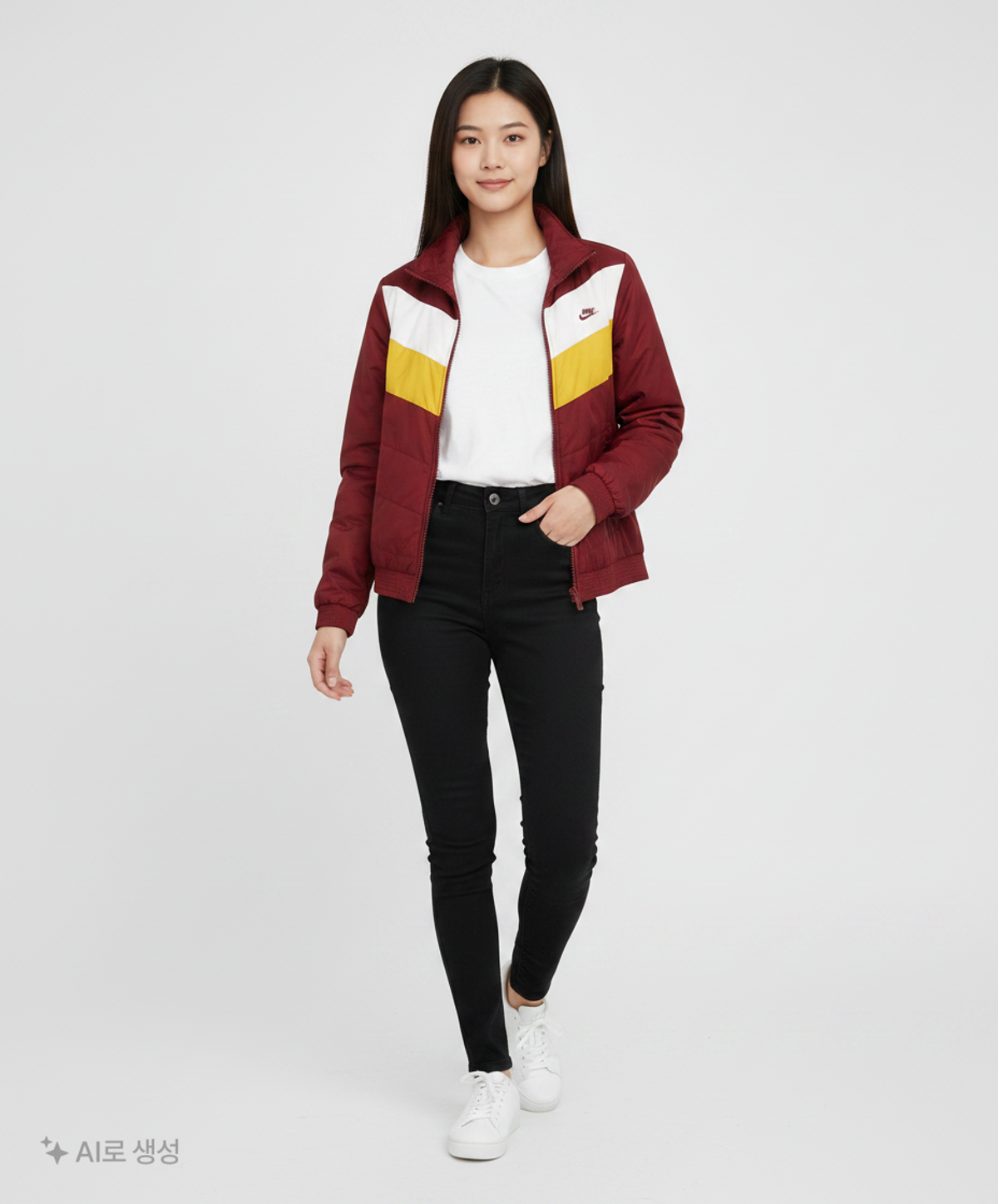 나이키(NIKE) 숏 패딩/숏 헤비 아우터 M