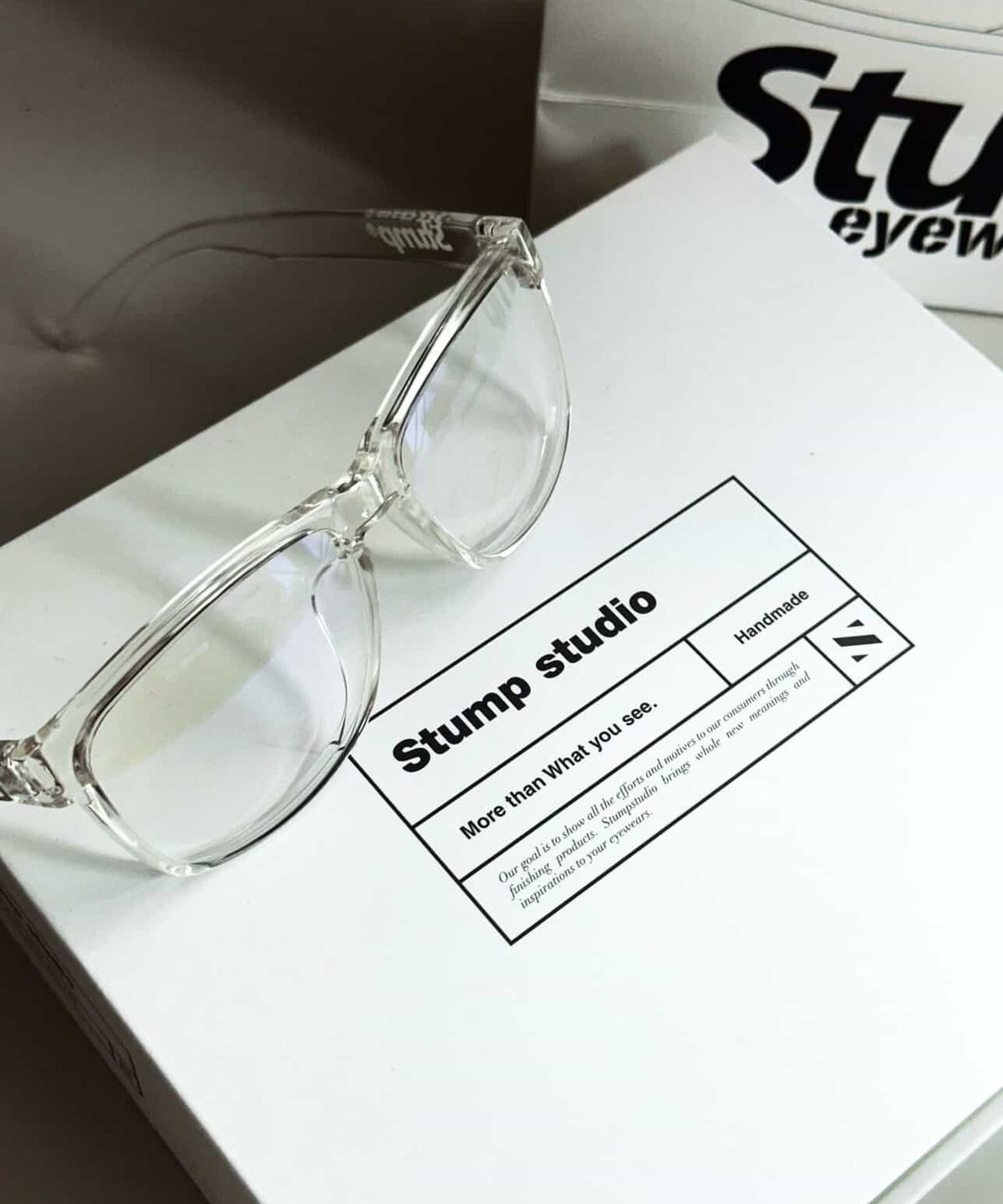 스텀프 스튜디오(STUMP STUDIO) SPTG2020 누적판매 1만개돌파!!! 투명 뿔태안경