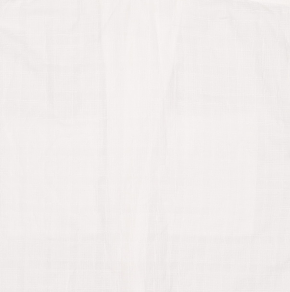 유스(YOUTH) Convertible Collar Half Shirt - White Check XL