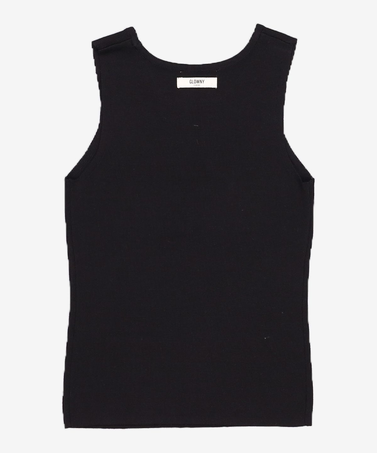 글로니(GLOWNY) G REST KNIT SLEEVELESS (BLACK) S