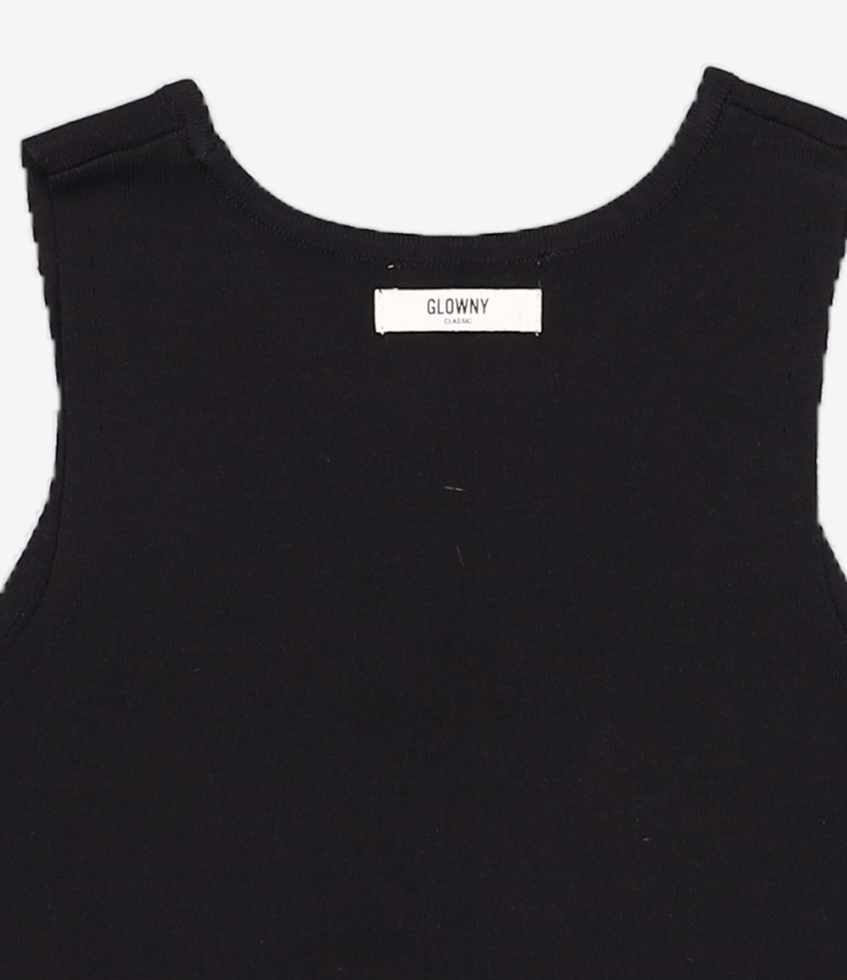 글로니(GLOWNY) G REST KNIT SLEEVELESS (BLACK) S
