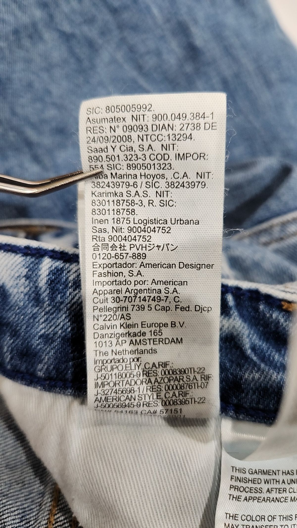 캘빈클라인 진(CALVIN KLEIN JEANS) 청/데님 팬츠 34