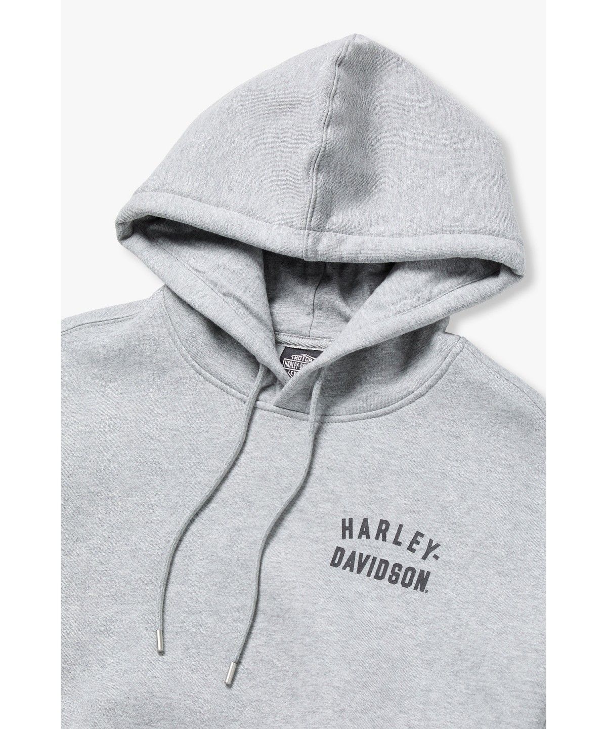 할리데이비슨 컬렉션스®(HARLEY-DAVIDSON COLLECTIONS®) 에센셜 로고 기모 후디 멜란지 그레이 HH16309003