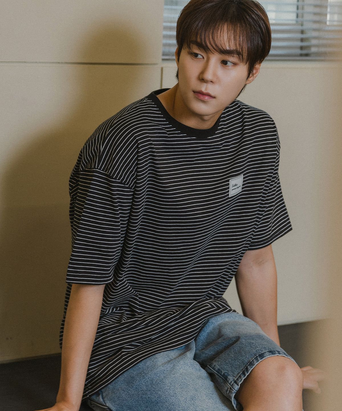 바켄(BAKKEN) [MEN] 스트라이프 반팔티셔츠 BK3958 (2 COLOR)