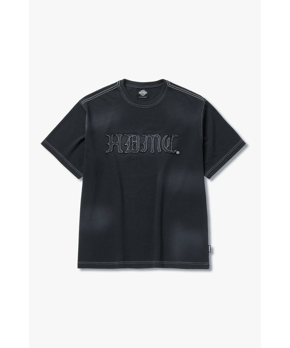 할리데이비슨 컬렉션스®(HARLEY-DAVIDSON COLLECTIONS®) HDMC 아플리케 반팔 티셔츠 다크 그레이 HH16311052