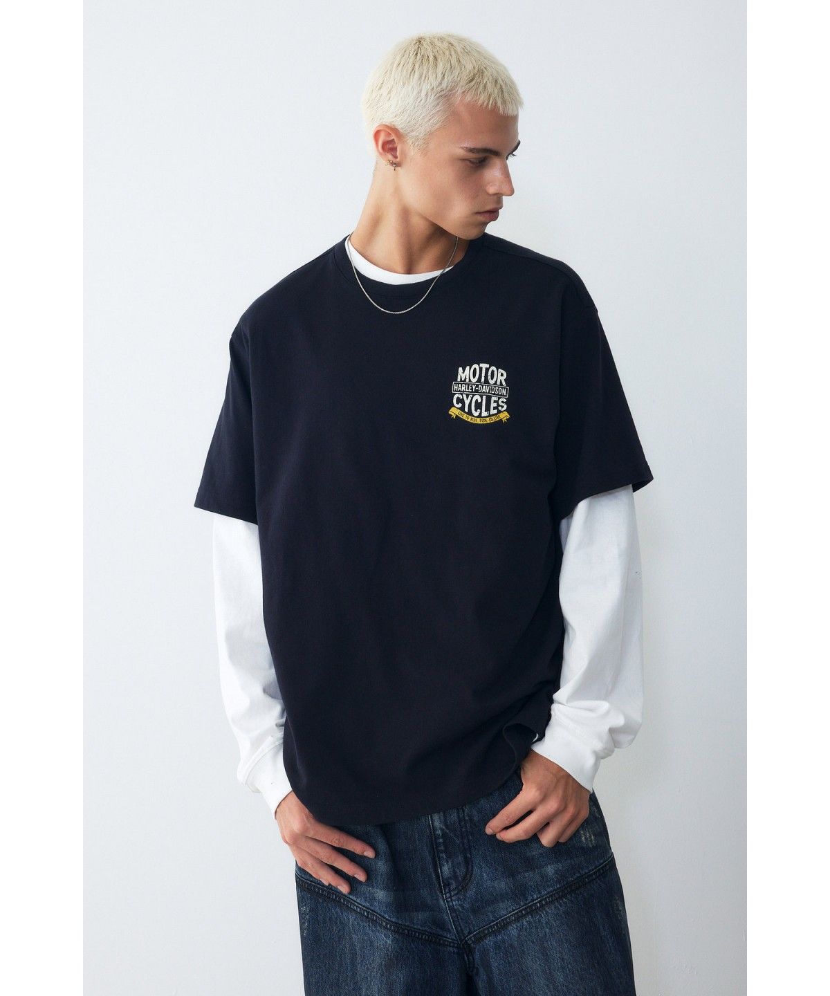 할리데이비슨 컬렉션스®(HARLEY-DAVIDSON COLLECTIONS®) 크라운 그래픽 티셔츠 블랙 HH16311051