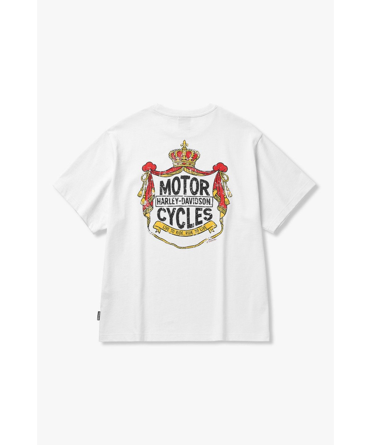 할리데이비슨 컬렉션스®(HARLEY-DAVIDSON COLLECTIONS®) 크라운 그래픽 티셔츠 화이트 HH16311051