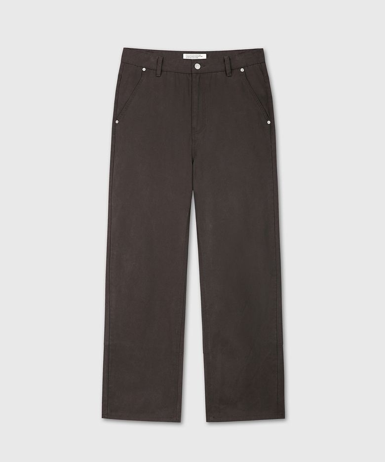 UNIFORM STANDARD CHINO PANTS (BROWN)