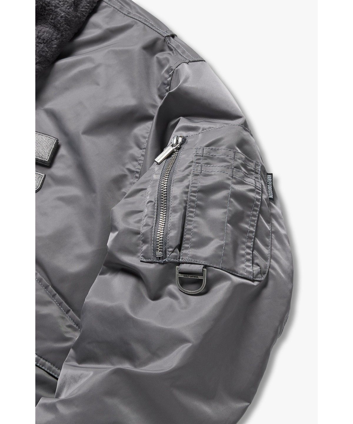 할리데이비슨 컬렉션스®(HARLEY-DAVIDSON COLLECTIONS®) [ICONIC] 나일론 B-15 플라이트자켓 그레이 HH16303001