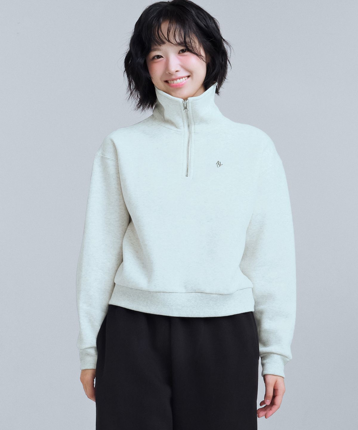 비와이씨(BYC) 여성 반집업 맨투맨