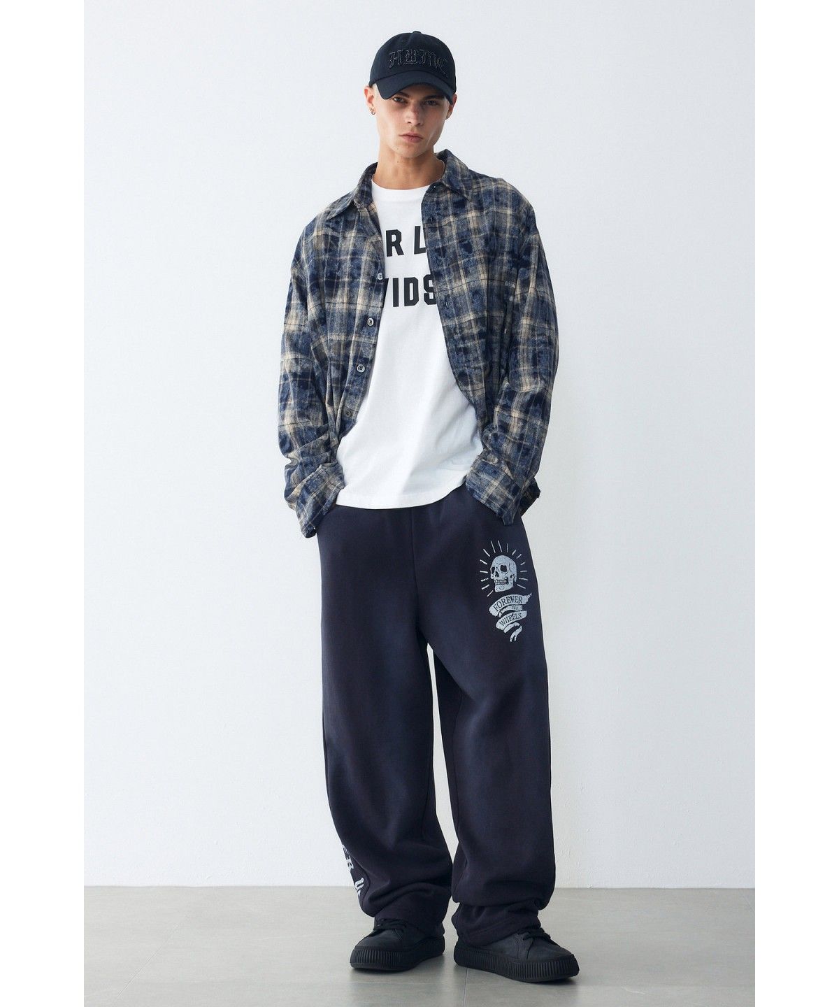 할리데이비슨 컬렉션스®(HARLEY-DAVIDSON COLLECTIONS®) OL 스프레이 스웻팬츠 다크 네이비 HH16320002