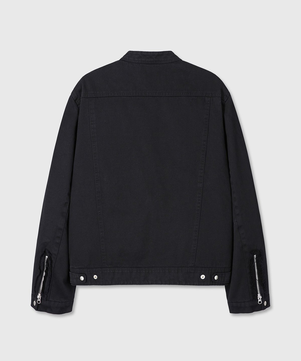 다이브인(DIVEIN) LOOSED DESTROYED COTTON JACKET (BLACK)