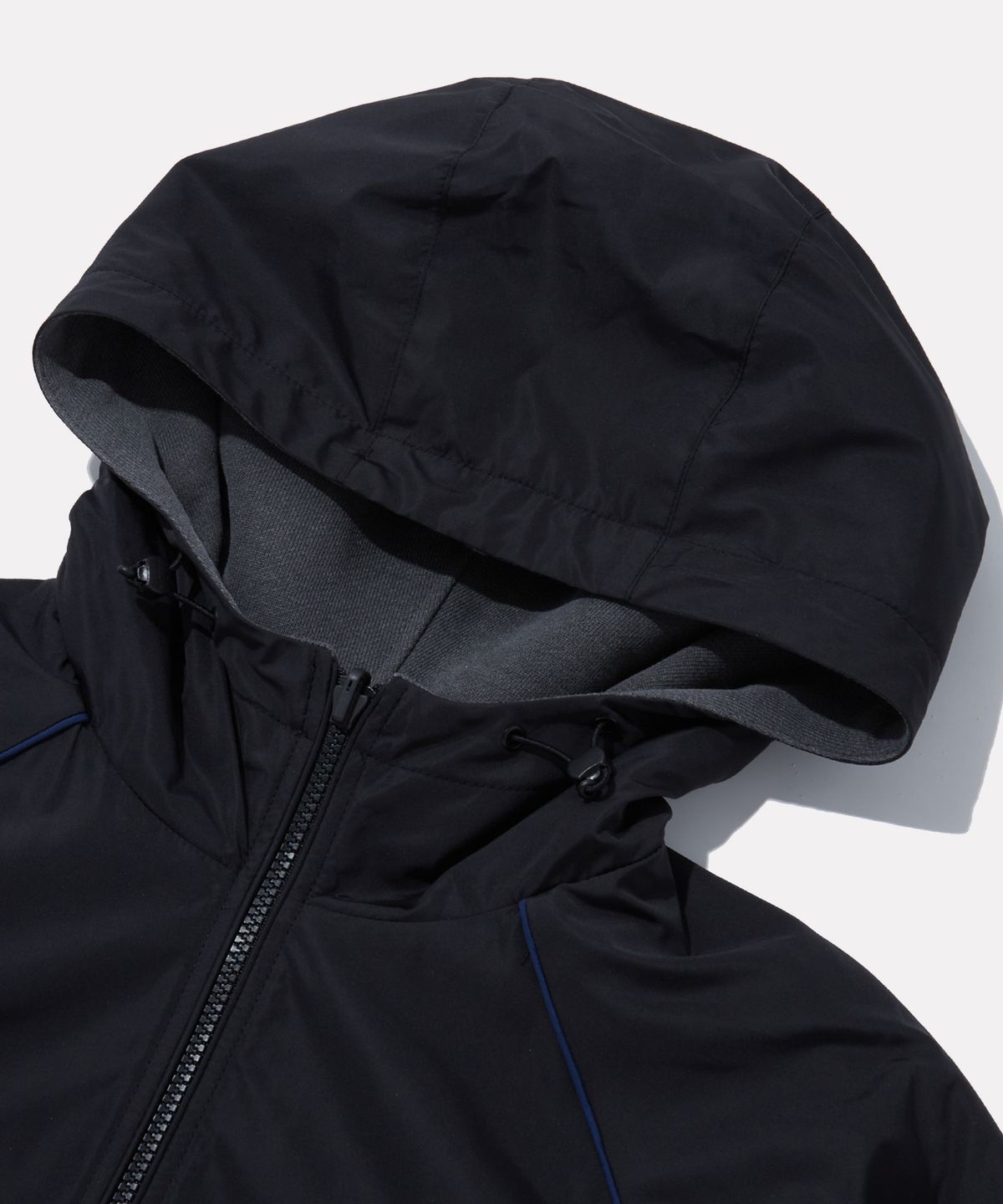 리복(REEBOK) 워싱 리버시블 후드 자켓 - 블랙:차콜