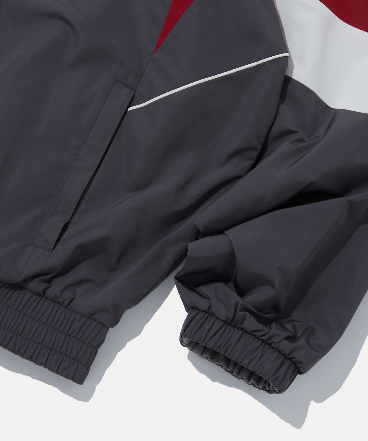 리복(REEBOK) 워싱 리버시블 후드 자켓 - 차콜:그레이