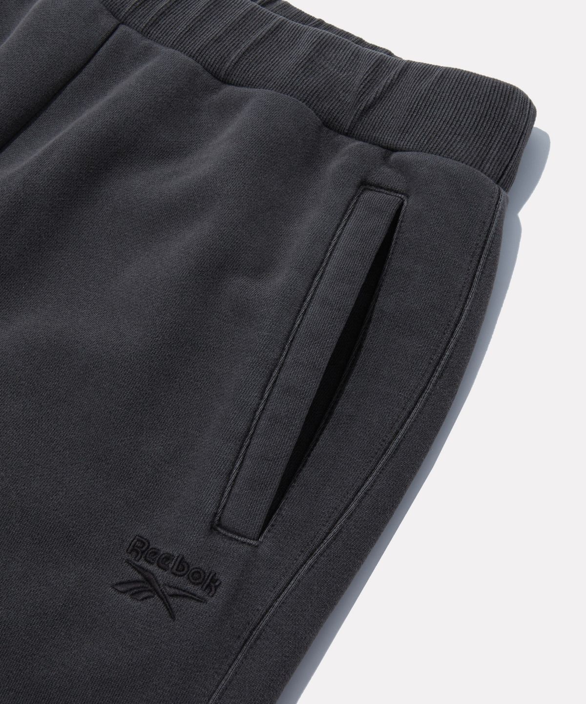 리복(REEBOK) 가먼트다잉 와이드 스웻 팬츠 - 차콜