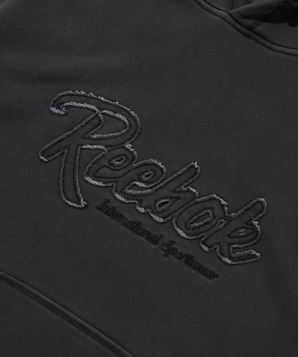 리복(REEBOK) 가먼트다잉 레이어드 후디 - 차콜