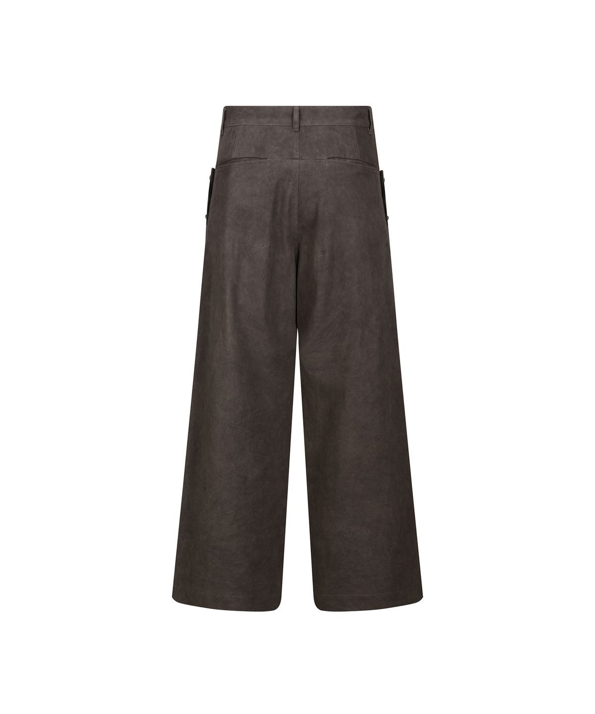 몰프(MORPH) Divided Washed Cotton Multi Button Straight Pants