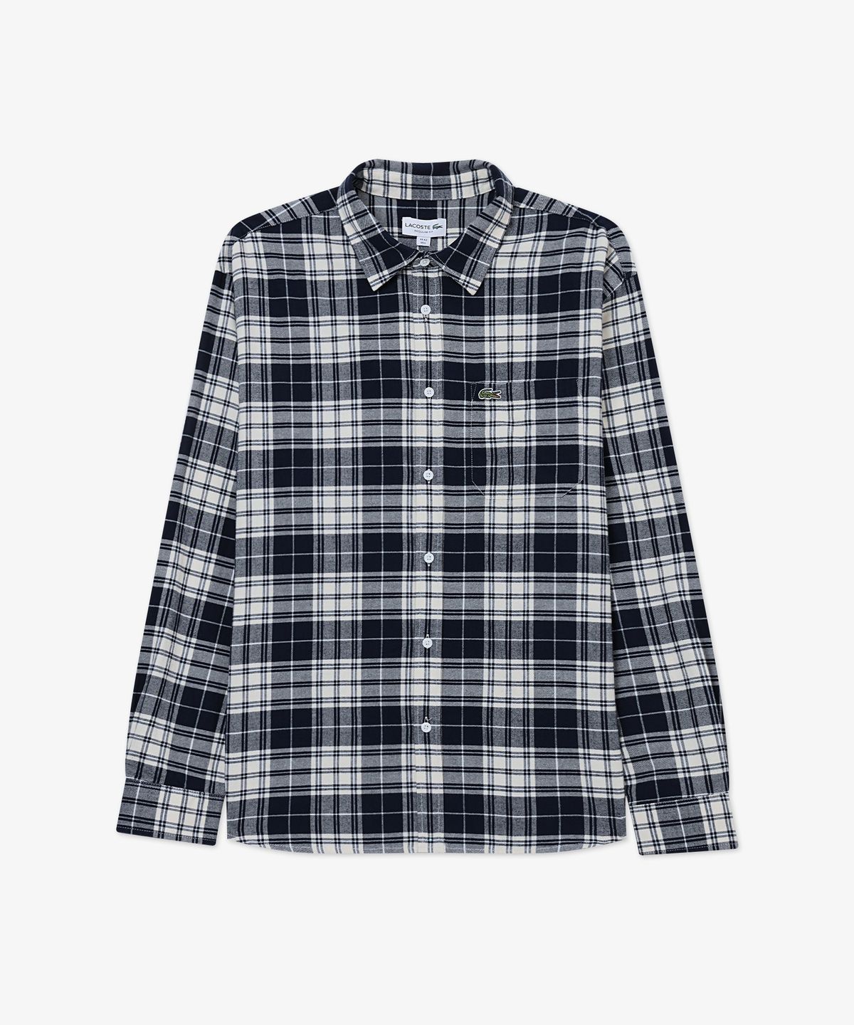 라코스테(LACOSTE) 남성 플란넬 그리드 체크 셔츠 CH3596-56N DCN0