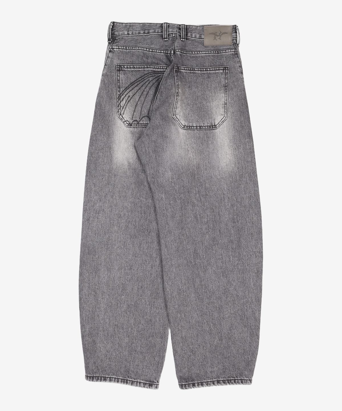 해칭룸(HATCHINGROOM) Curve Jeans Dragon Wing Ash Grey 2