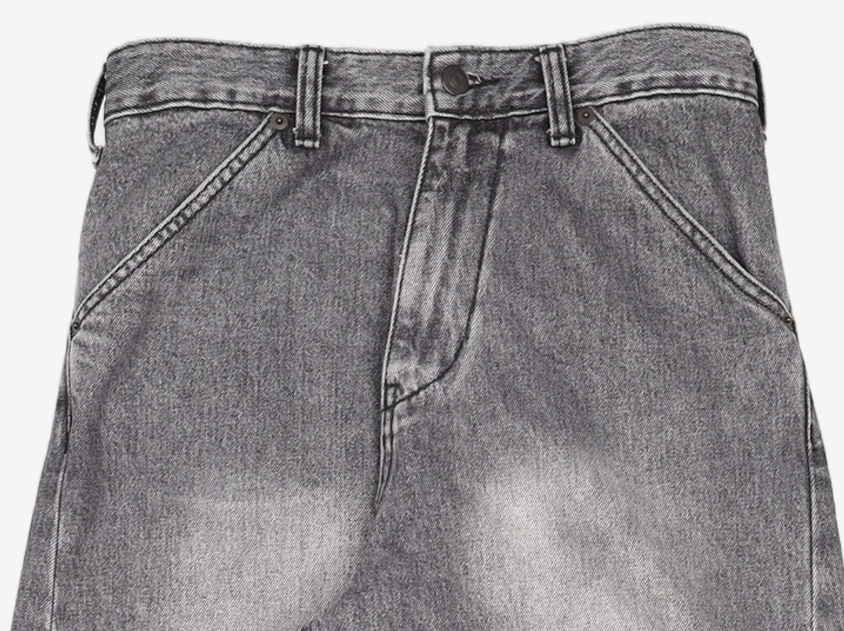해칭룸(HATCHINGROOM) Curve Jeans Dragon Wing Ash Grey 2