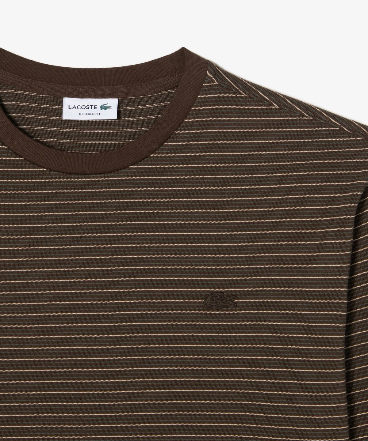 라코스테(LACOSTE) 남성 멀티 스트라이프 긴팔 티셔츠 TH467E-56N DPD