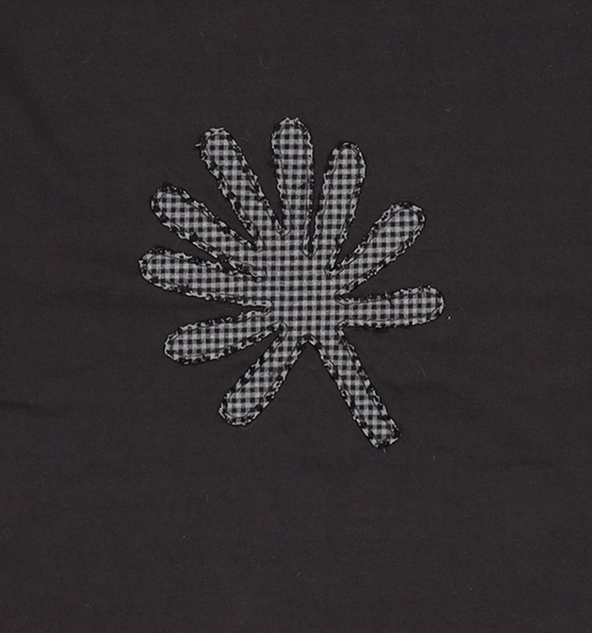 단델(DANDEL) DD symbol applique tee (BLACK) 1