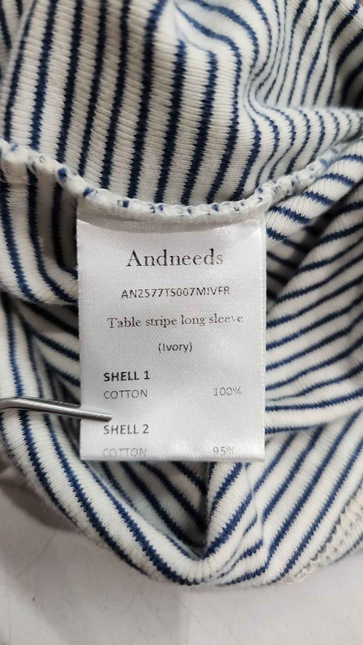 앤니즈(ANDNEEDS) 긴소매 티셔츠 3XL
