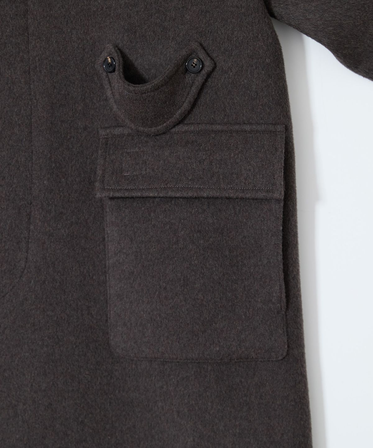 홀리선(HORLISUN) Winterport Wool Coat Spain Olive