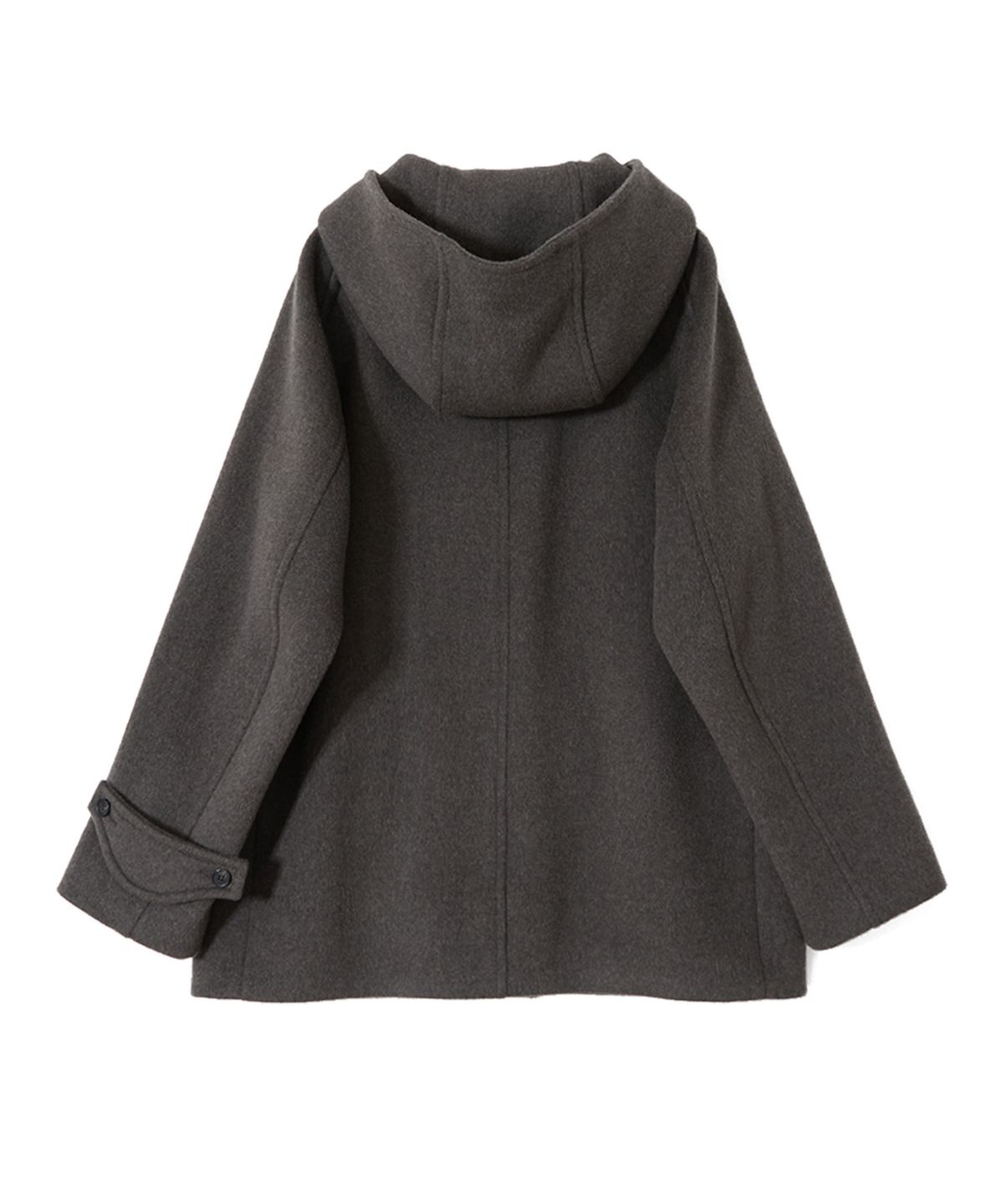 홀리선(HORLISUN) Longgrove Wool Hood Half Coat Spain Olive