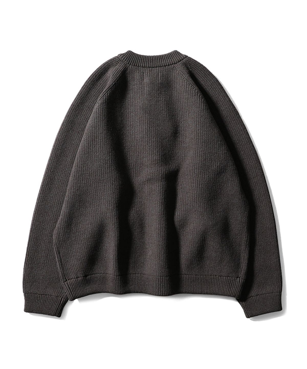홀리선(HORLISUN) Annette Wool Heavy Rib Knit Cardigan Spain Olive