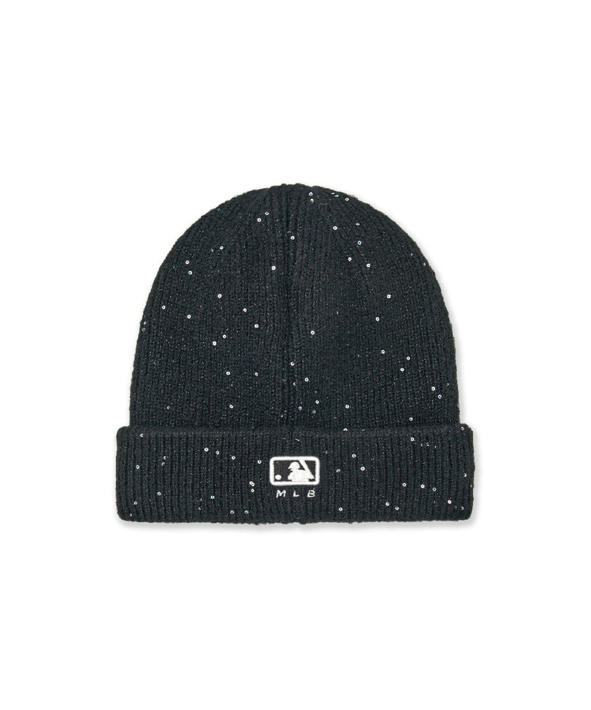엠엘비 키즈(MLB KIDS) 샤인 비즈 리본 비니 NY (Black)