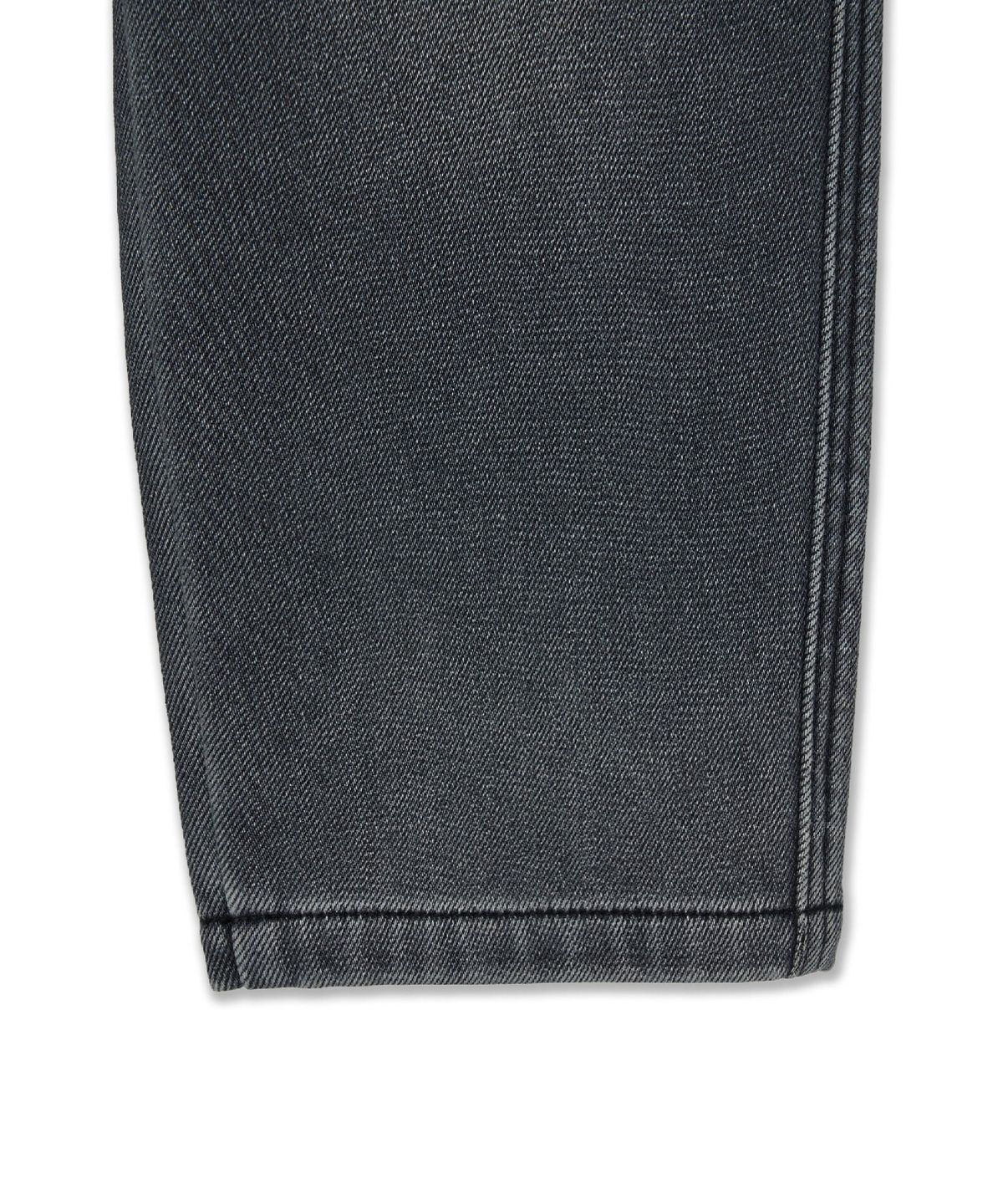 엠엘비 키즈(MLB KIDS) 스트릿 루즈 융기모 본딩 데님팬츠 NY (D.Charcoal Grey)