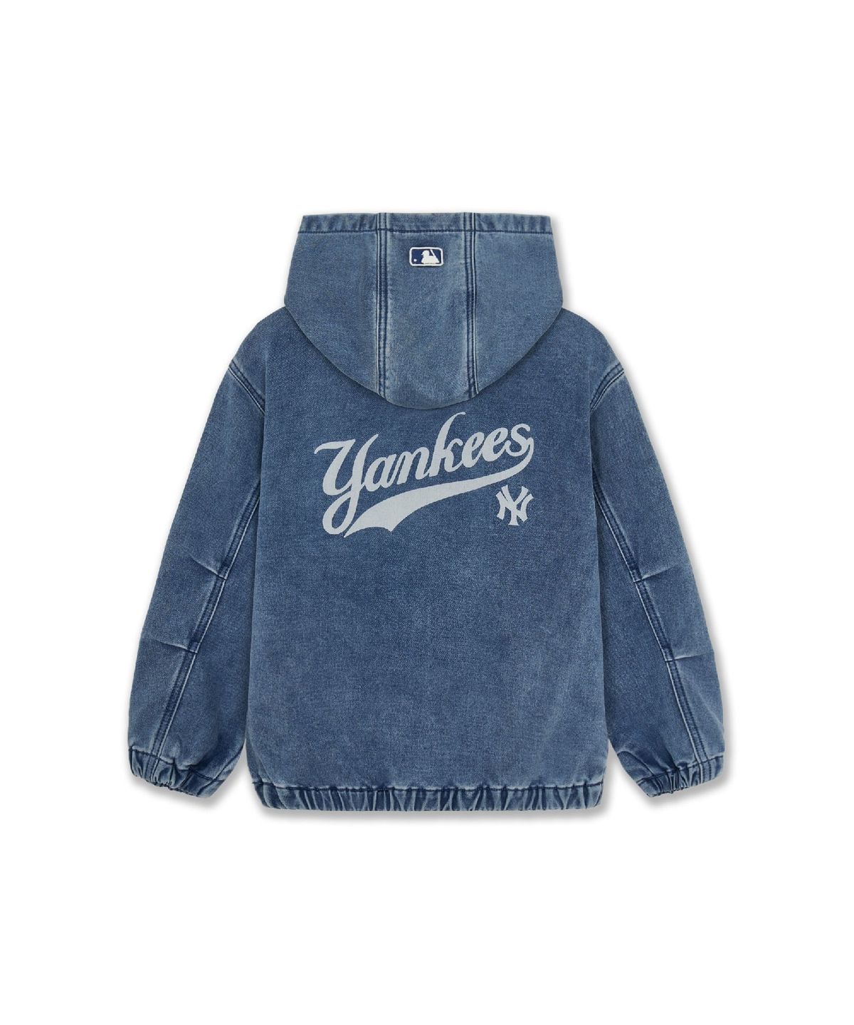 엠엘비 키즈(MLB KIDS) 스트릿 소프트 데님 기모 후드집업 NY (Blue)